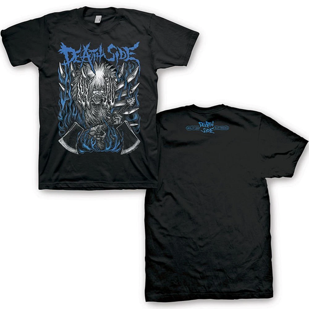 Death Side "Blue Flame" Double Sided T-Shirt - S - 3X