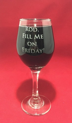 Personalised Engraved Wine Glass - Picture 4 of 4