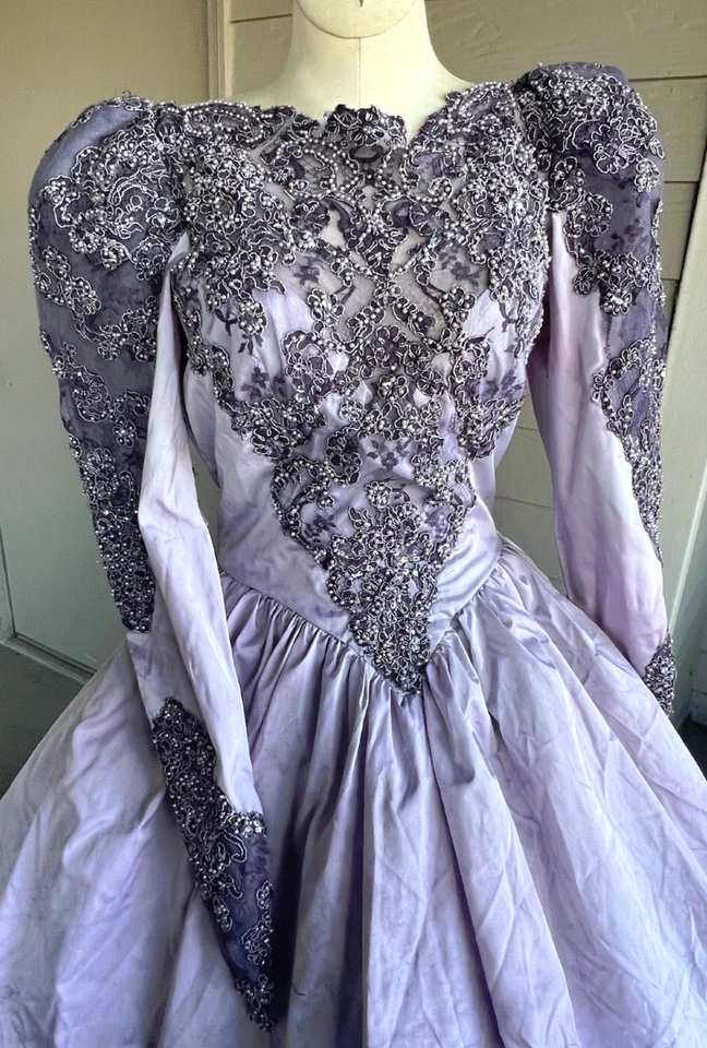 Zombie Cadáver Novia Vampiro Gótico Muerto Manga Larga Vestido de Boda Disfraz Pequeño Foto 3 de 4