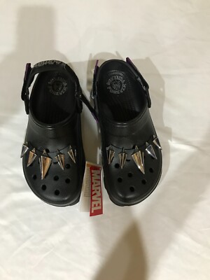 Marvel X Black Panther Crocs All-Terrain Clog 208031-90H  display picture 1