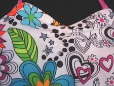 JANTZEN UPF 50 One 1 Piece Swimsuit Multi Color 48 Girls Sz 6 New With Tag