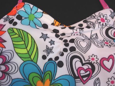 JANTZEN UPF 50 One 1 Piece Swimsuit Multi Color $48 Girls Sz 6 NWT
