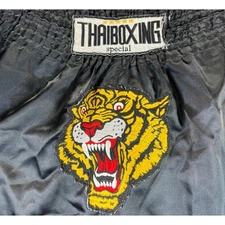 Vintage ThaiBoxing Men XXXL Shorts extremely rare Tiger Muay Thai Kickboxing