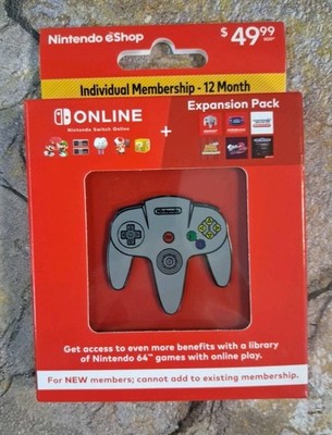 Nintendo 64 Nintendo Switch Online Promo Pin **NEW, NO CODE** | eBay