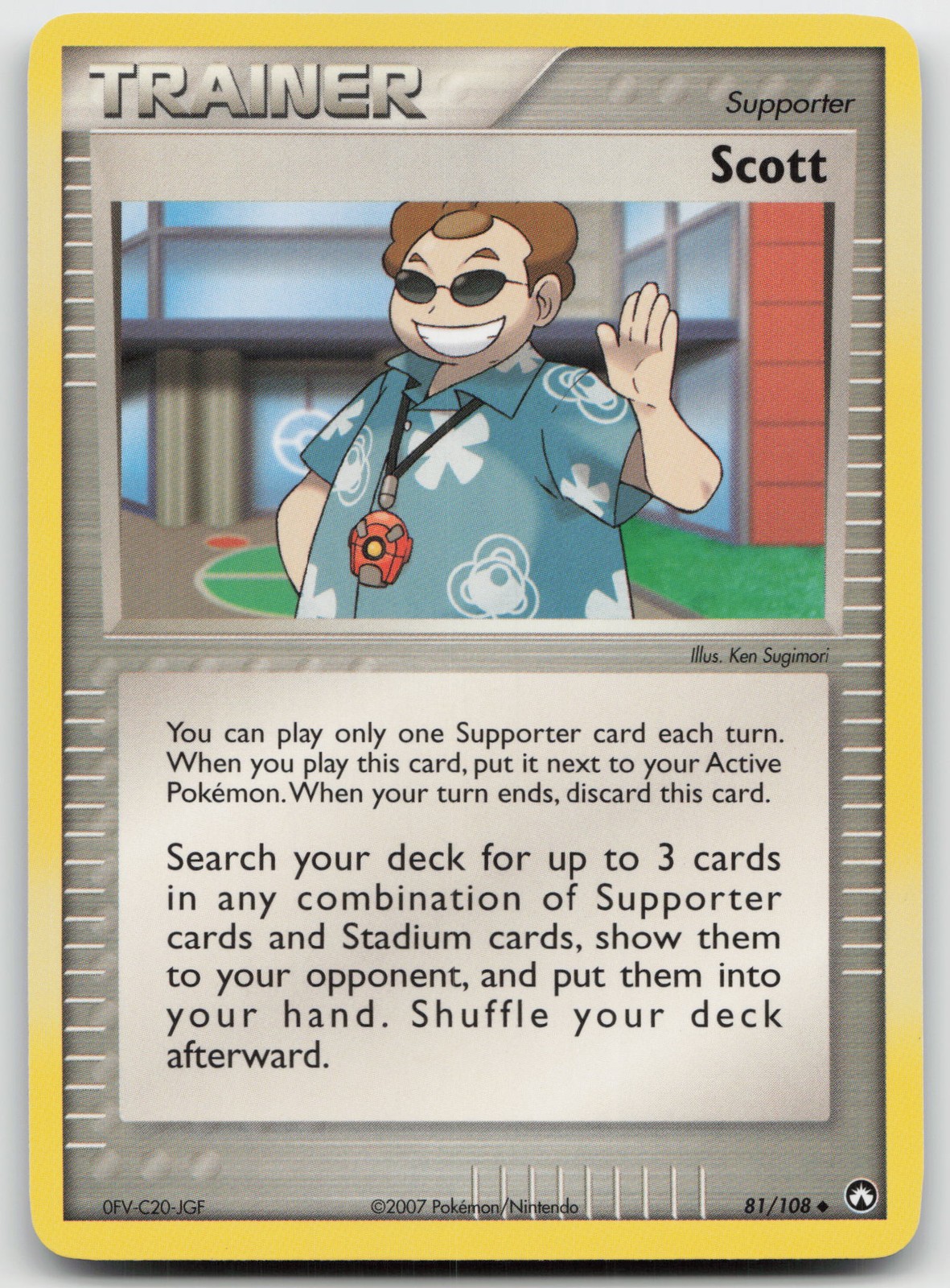 Pokemon tcg Power Keepers #81/108 Scott Lightly played