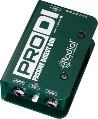 Radial Engineering ProDI - Single Channel Passive Direct Box NEW free shipping!