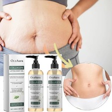 2x Collagene Magic Olio Corpo 100ml | Rassodante, Lifting, Luminoso | Cicatrici e Smagliature