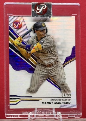 Manny Machado Pristine Cased Purple Refractors #/99 2024 Topps Pristine #105