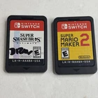 New Listing2 Games Super Mario Maker 2 & Smash Bros Ultimate Nintendo Switch Bundle Lot