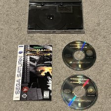 Command & Conquer (Sega Saturn, 1997) CIB Complete w/ Manual Registration Card