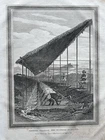 1817 African Slaves Washing Diamonds In Brazil Antique Print Over 200 Years Old