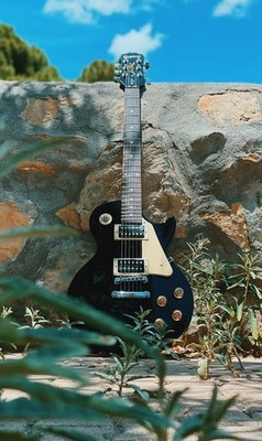 Epiphone Les Paul 100 LP100 Ebony Black w/ Humbuckers - Excellent Condition
