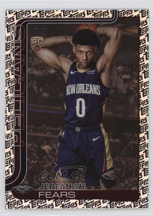 2025-26 Topps Topps Foil Pattern Jeremiah Fears #207 1u4
