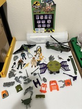 Vintage JURASSIC PARK Lot of Figures Vehicles Accessories Pieces Parts