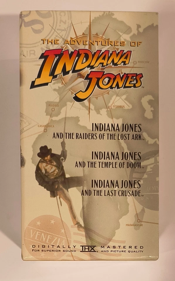 The Adventures of Indiana Jones Trilogy - 3 VHS Box Set with Young Indiana Jones - Image 2 of 4
