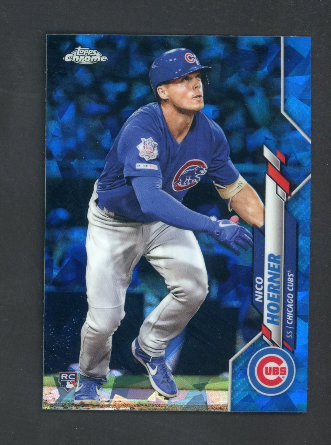 2020 Topps Chrome Sapphire Edition Nico Hoerner RC Rookie #70 Cubs