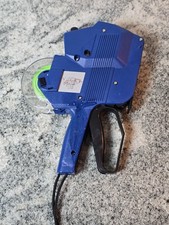 Avery Dennison 216 Sato Price Label Gun 2 Line Labeler Blue Handheld Tested