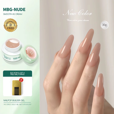 Nailpop HEMA-FREE UV Gel Builder Aufbaugel 30g LED Gel für Nagelaufbau