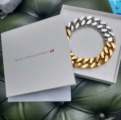 In HAND NEW Stella McCartney H&M Chunky Two-Tone Necklace | eBay