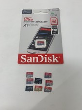 Lot - 6 SanDisk 32GB microSD  3 SanDisk 16GB microSD Memory Cards