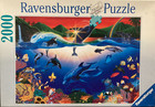 Ravensburger 2000 pc Water Planet 1996 jigsaw puzzle Vintage Rare France