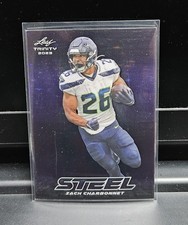 2023 Leaf Trinity Blue Steel Zach Charbonnet #S79 RC /99 Seahawks (FREE CARDS)