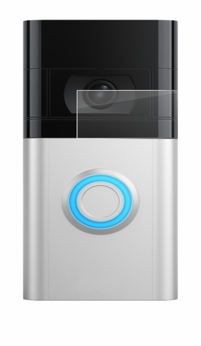 Brotect Pellicola In Vetro Ibrido Per Ring Video Doorbell 4 / Doorbell 3 (3 Pezzi) - Protezione Schermo 9H, Trasparente, Made In Germany - 5