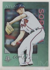 2020 Bowman Platinum Wal-Mart Teal 141/299 Mike Soroka #80 ut4