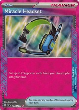 Pokemon TCG SV08: Surging Sparks Miracle Headset ACE SPEC Rare 183/191 NM