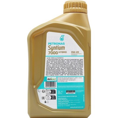 PETRONAS Syntium 7000 Hybrid 0W-20 0W20 Fully Synthetic Engine Oil
