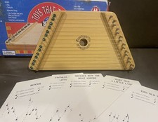 Wooden Zither with Song Sheets by Small World Toys Lap Harp