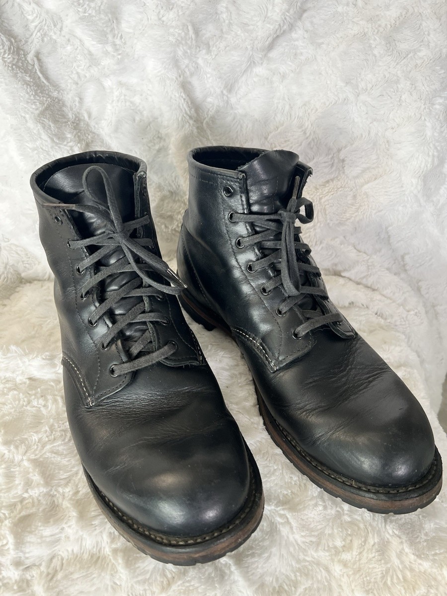 Red Wing 9014 Beckman Black Featherstone Leather Boots Men's 10.5D
