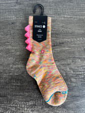 Stance Kid's Casual Crew Socks - DINO DAY - Size LARGE L Youth 3-5.5 NWT 