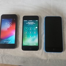 Apple iPhone 5 Lot of 3 16GB iOS 4" Single SIM Wi Fi/BT For Parts
