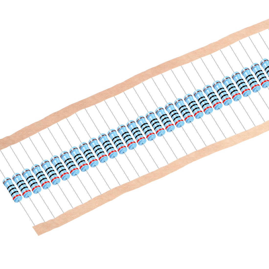 Produktbild von 30x Metallfolien-Widerstände 75 Ohm, 2W, ±1% – 5 Ringe, Für HF & DIY-Elektronik