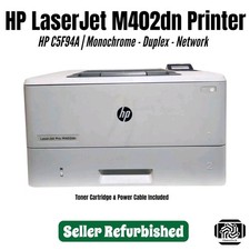 HP LaserJet Pro M402DN Printer - C5F94A | With Power Cable - Toner
