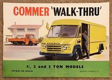 COMMER WALK THRU 1�, 2 & 3 TON MODELS Commercial Sales Brochure Apr 1964 #878