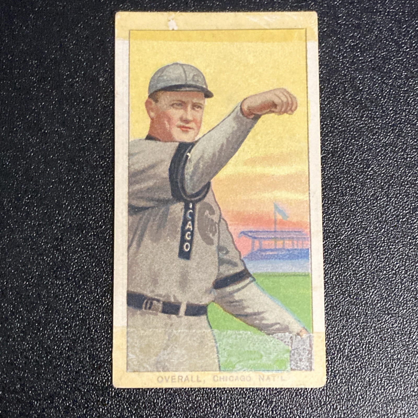 1909-11 T206 Set-Break Orval Overall (Hand Face Level) Polar Bear Back