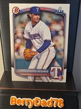 2025 Bowman Prospects Alejandro Rosario #BP-125 1st Bowman Texas Rangers