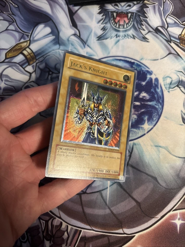 (123) Yu Gi Oh Jack's Knight - EEN-EN005 - Ultimate Rare Unlimited LP - Image 3 of 4