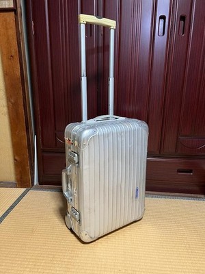 Rimowa Topas 32L Silver 2 wheels Carry Case Suitcase | eBay