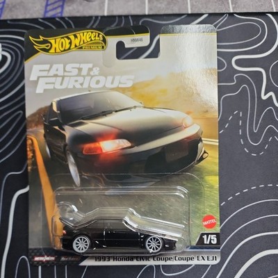 Hot Wheels Premium Fast & Furious 1993 HONDA CIVIC COUPE EX EJ1 EG