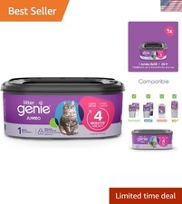 Jumbo 28ft Cat Litter Refill Bags - Lasts Up to 4 with Odor Control