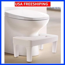 6.7 Inch Toilet Stool for Bathroom,Non-Slip Potty Stool for Pooping,Toilet St...