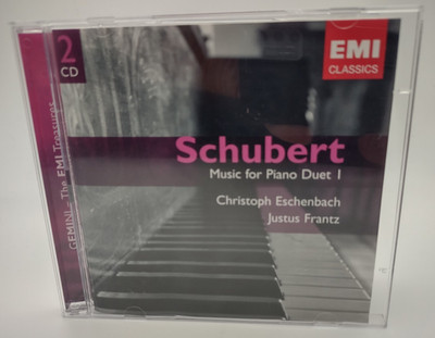 Schubert Music for Piano Duet 1 (C. Eschenbach, J. Frantz) EMI 2 CDs nm