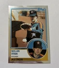1998 Topps Finest Nolan Ryan 1983 Reprint Chrome Card #360 Mint