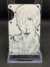 Sanji Vinsmoke One Piece Metal Minimalist Wallet Card Case