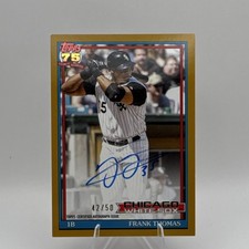 Topps 2026 Series 1 Frank Thomas White Sox 1991 Gold /50 #89BA-FTH