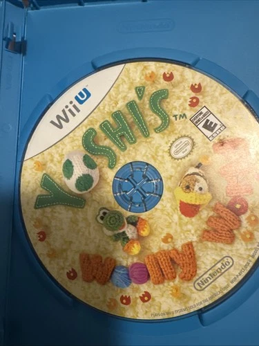 Yoshi's Woolly World (Wii U, 2015) DISC ONLY