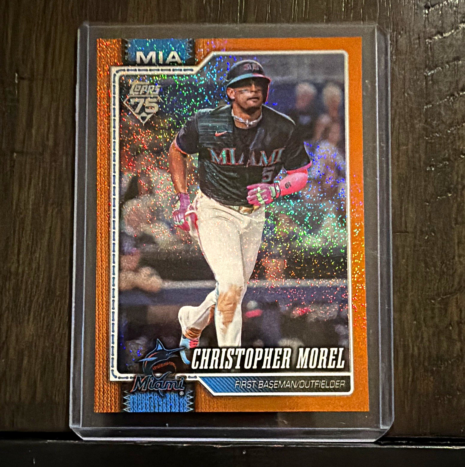 Topps 2026 Update Series Christopher Morel Miami Marlins Orange /25 US260